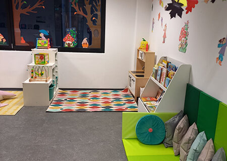 Kinderbetreuung Leseecke